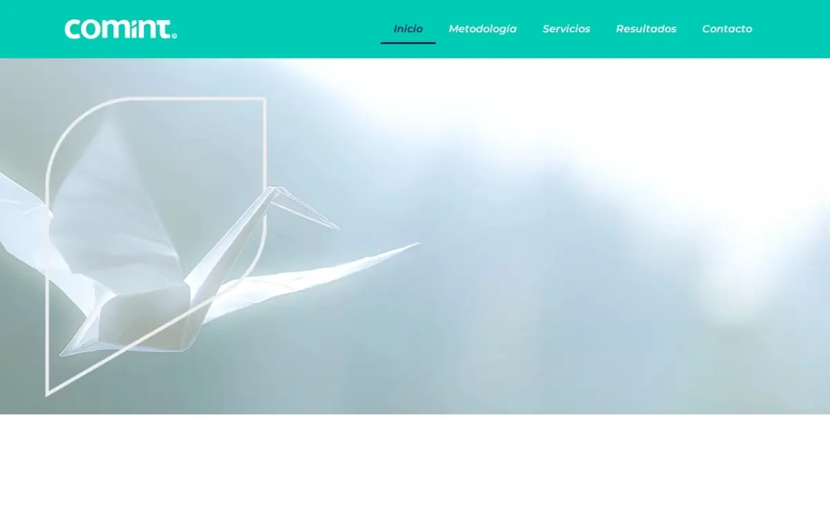 Página de inicio de comintmx.com, sitio de Comint